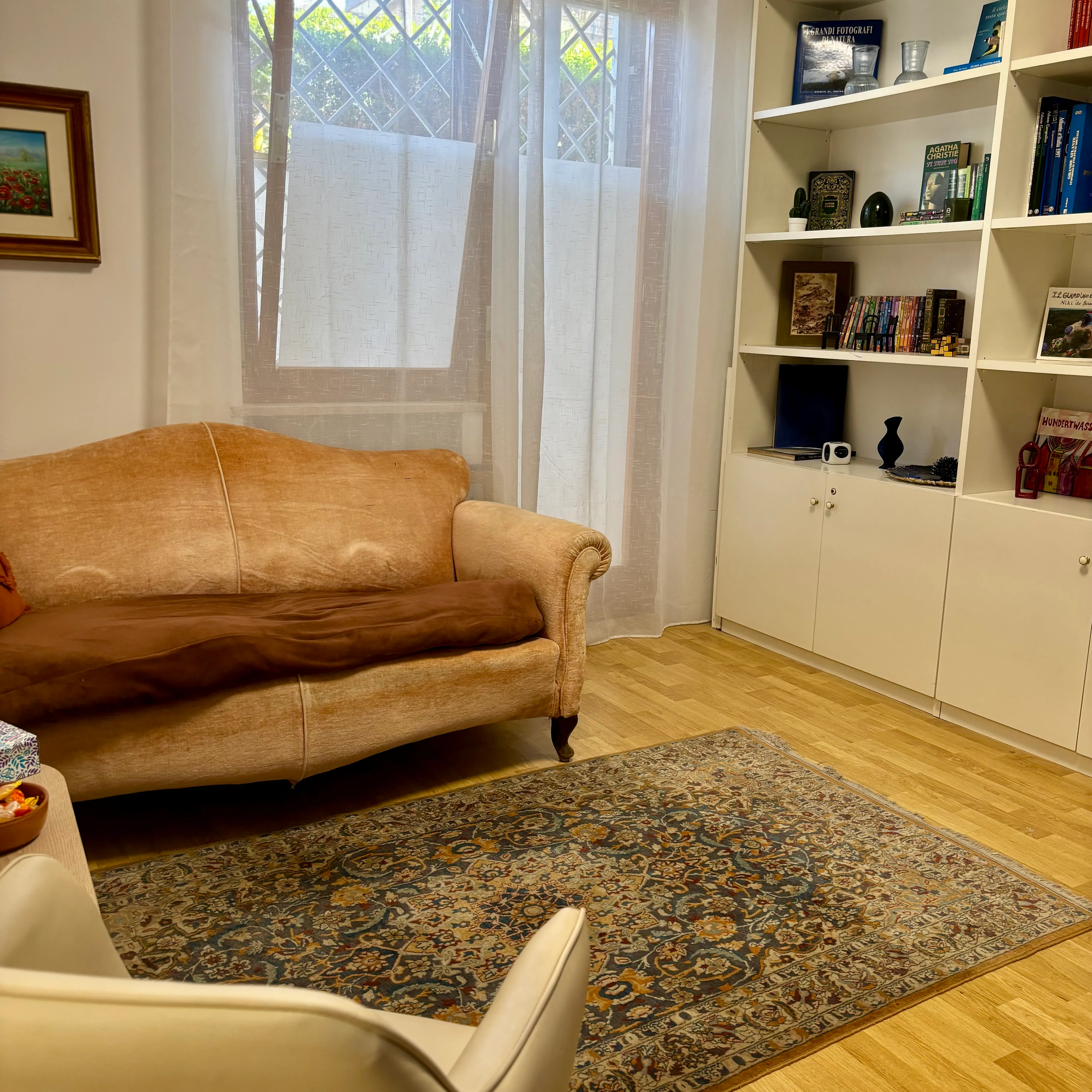 Divano E Poltrona Di Uno Studio Di Psicoterapia